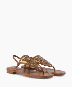 Clearance Tas Wb Sg.15 W03 Donker Bruin Dames Sandalen