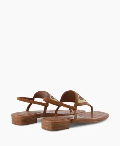 Clearance Tas Wb Sg.15 W03 Donker Bruin Dames Sandalen