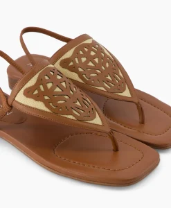 Clearance Tas Wb Sg.15 W03 Donker Bruin Dames Sandalen