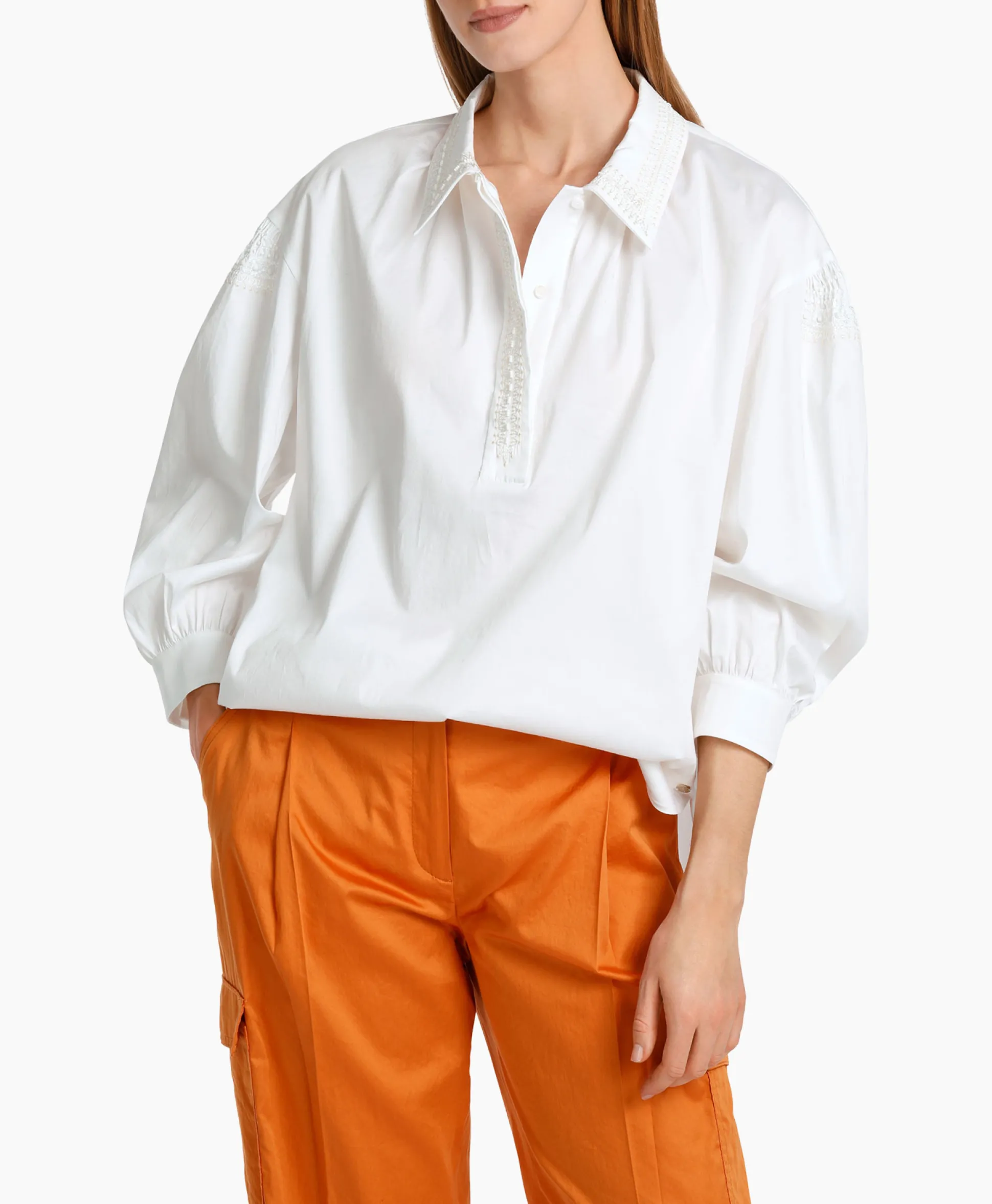 Best Sale Blouse Wc 51.43 W79 Wit Dames Blouses