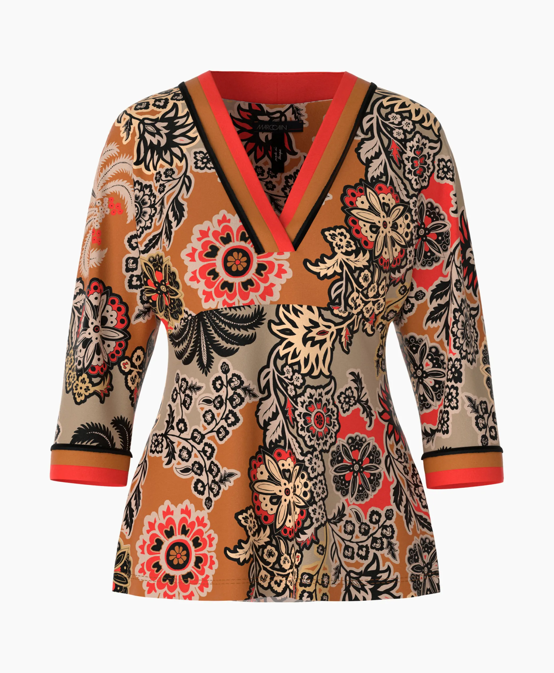 Store Blouse Wc 55.08 J48 Oranje Dames Blouses