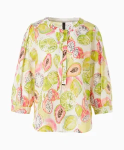 New Blouse Wc 51.26 W27 Midden Geel Dames Blouses