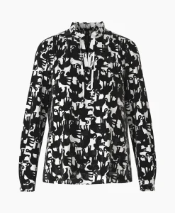 Shop Blouse Wc 51.16 W13 Zwart Dames Blouses