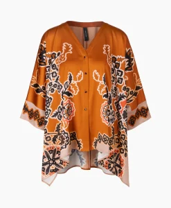 Outlet Blouse Wc 51.40 W66 Oranje Dames Blouses