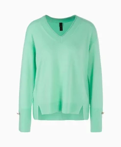 Hot Pullover Wc 41.03 M51 Groen Dames Truien