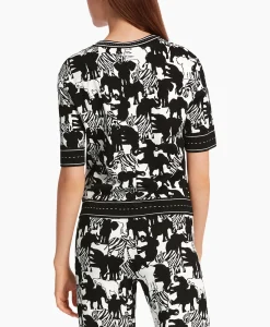 Best Pullover Wc 41.10 M03 Print + 2 Kleurig Dames Truien