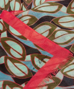 Hot Shawl Wc B4.07 Z13 Groen Dames Sjaals