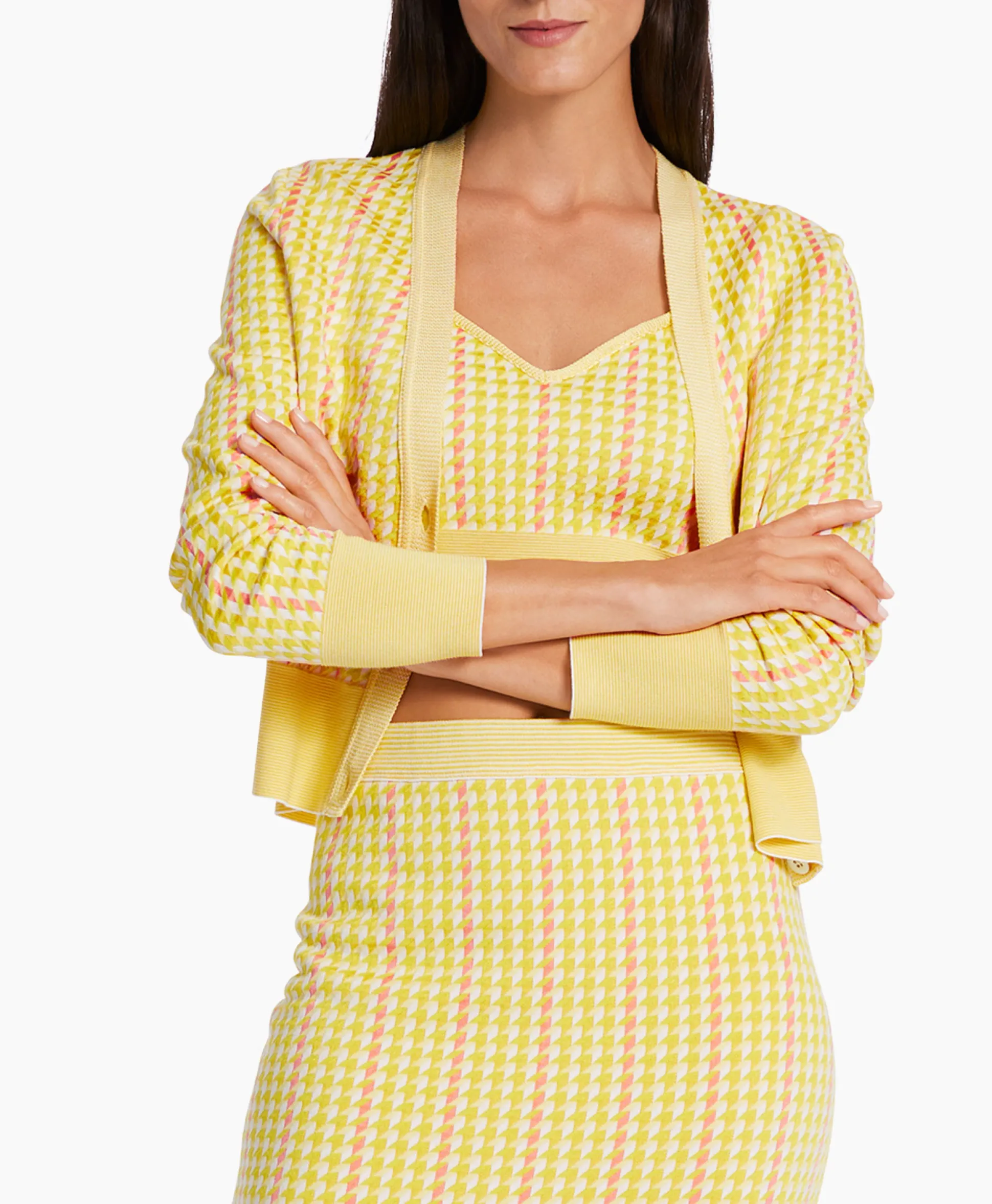 Store Vest Wc 39.15 M33 Midden Geel Dames Vesten