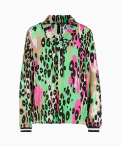 Store Blouse Ws 51.08 W05 Groen Dames Blouses