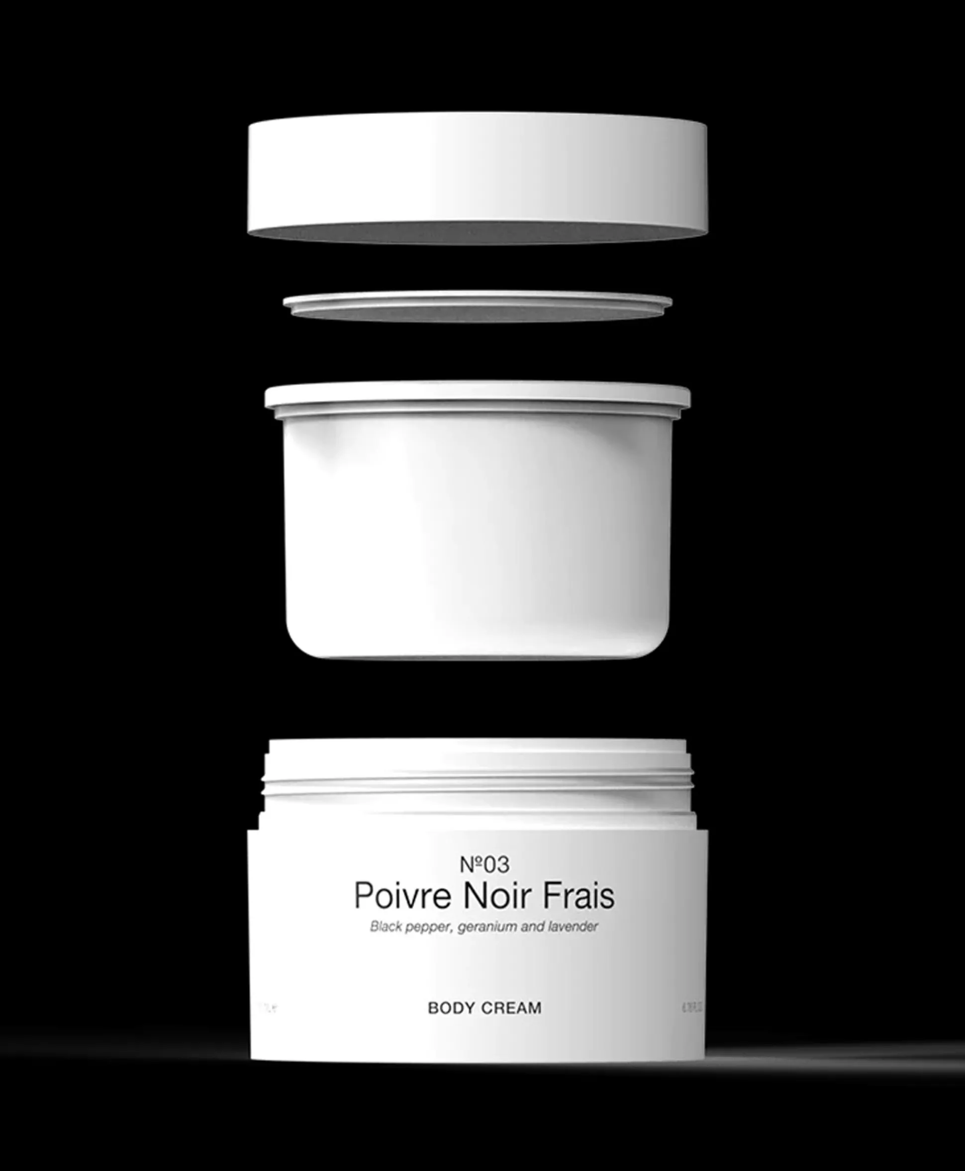New Body Cream Poivre Noir Frais 200 Ml -Diversen Lifestyle Lifestyle