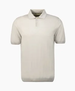 Sale Polo Light Knitted Licht Grijs Heren Polo's