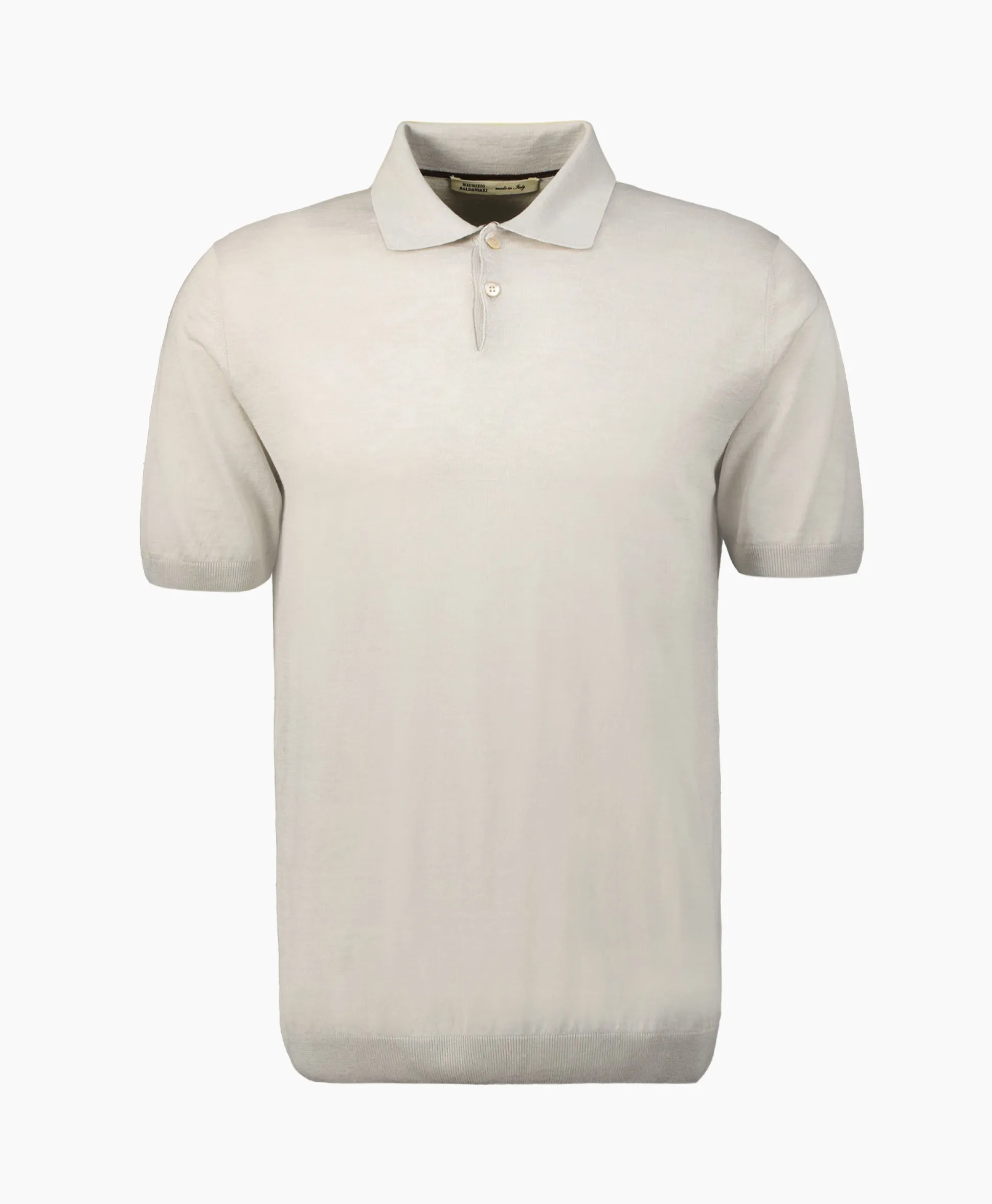 Sale Polo Light Knitted Licht Grijs Heren Polo's