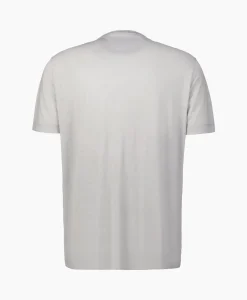 New T-Shirt Korte Mouw Short Sleeves Beige Heren T-Shirts