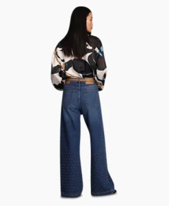 Online Jeans Lacubu Blauw Dames Broeken