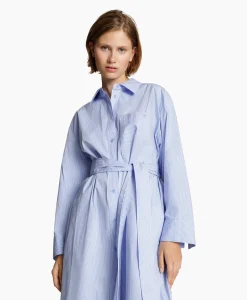 Sale Midi Jurk Masseila Blauw Dames Jurken