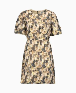 Online Mini Jurk 233-1317-23335 Beige Dames Jurken