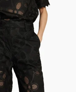 Best Pantalon Eileen Zwart Dames Broeken