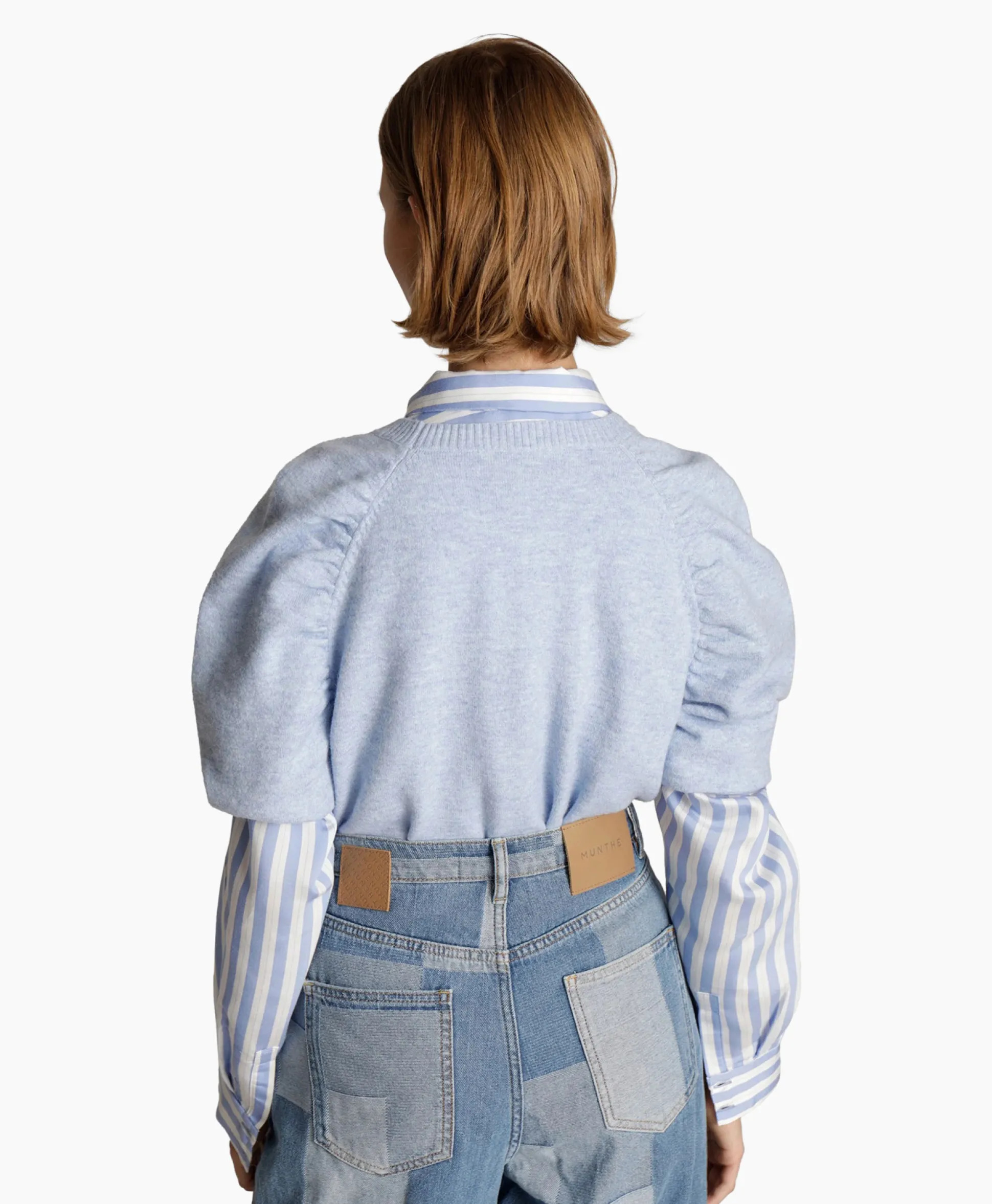 Clearance Pullover Manya Licht Blauw Dames Truien