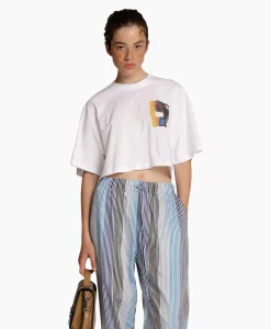 Discount T-Shirt Mabelica Wit Dames T-Shirts & Tops