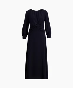Hot Midi Jurk Ava-N6Nj03 Donker Blauw Dames Jurken