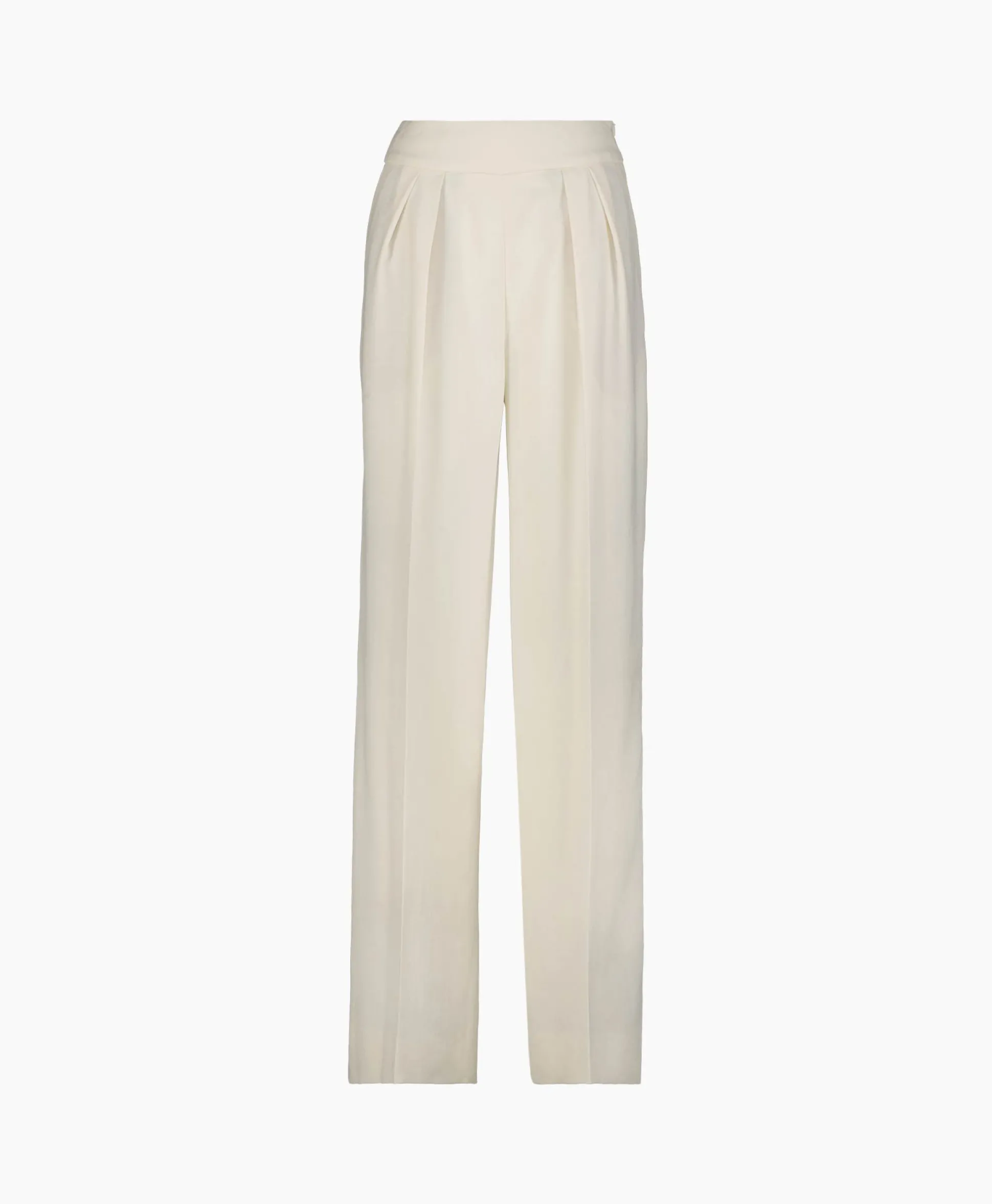 Clearance Pantalon Arrow-J3Tkn01 Ecru Dames Broeken