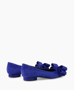 Best Sale Ballerina Cam Electrico Leder Blauw Dames Instappers