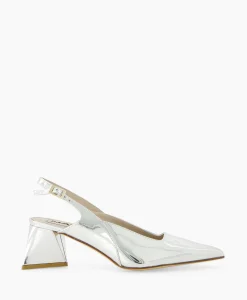 Fashion Pump Specchio Argento Zilver Dames Pumps