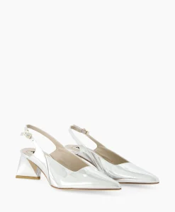 Fashion Pump Specchio Argento Zilver Dames Pumps