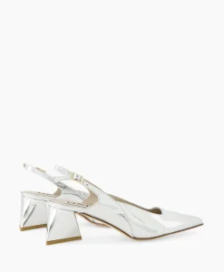 Fashion Pump Specchio Argento Zilver Dames Pumps