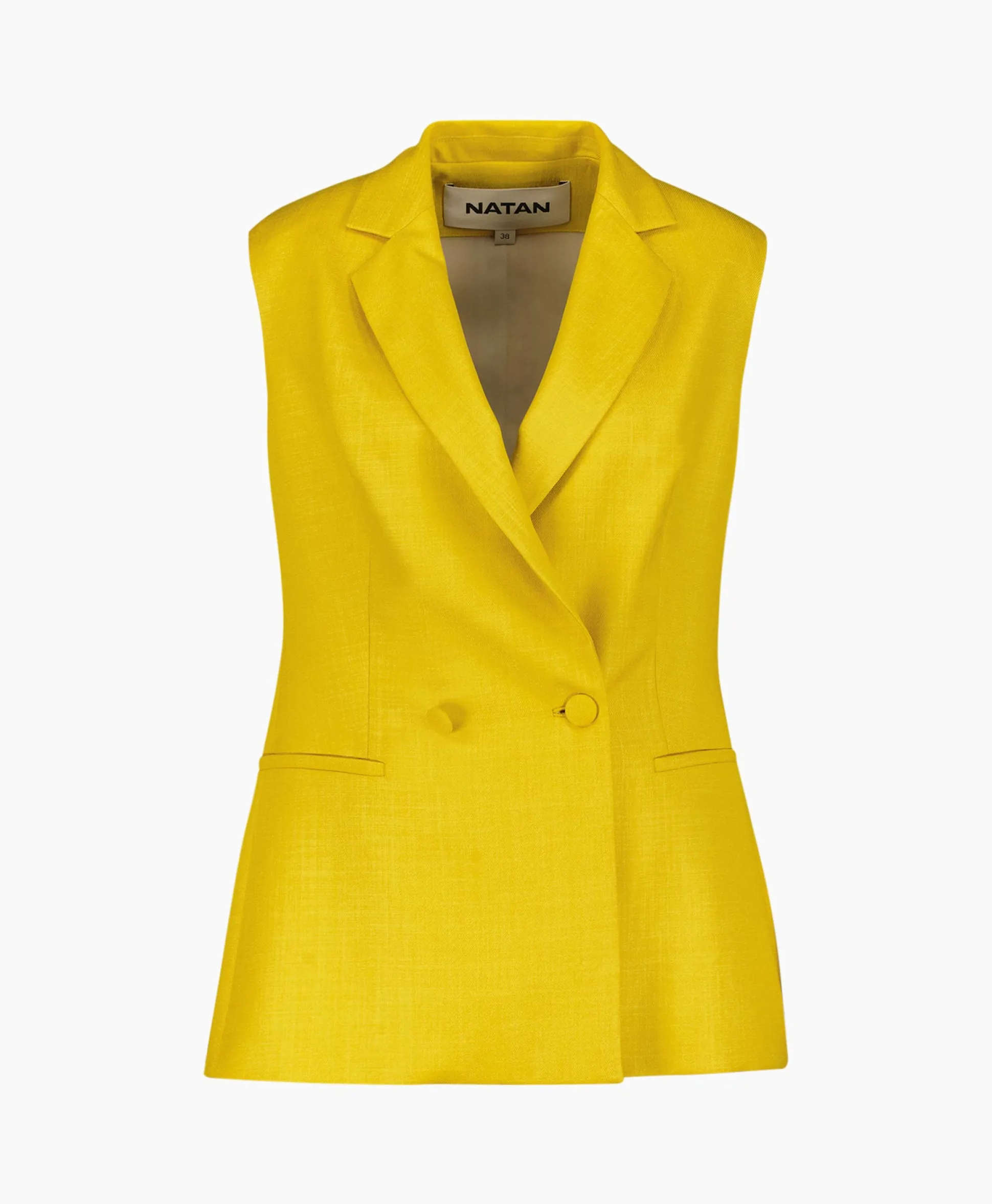 Store Vest Alois-J3Tkn01 Oker Dames Vesten