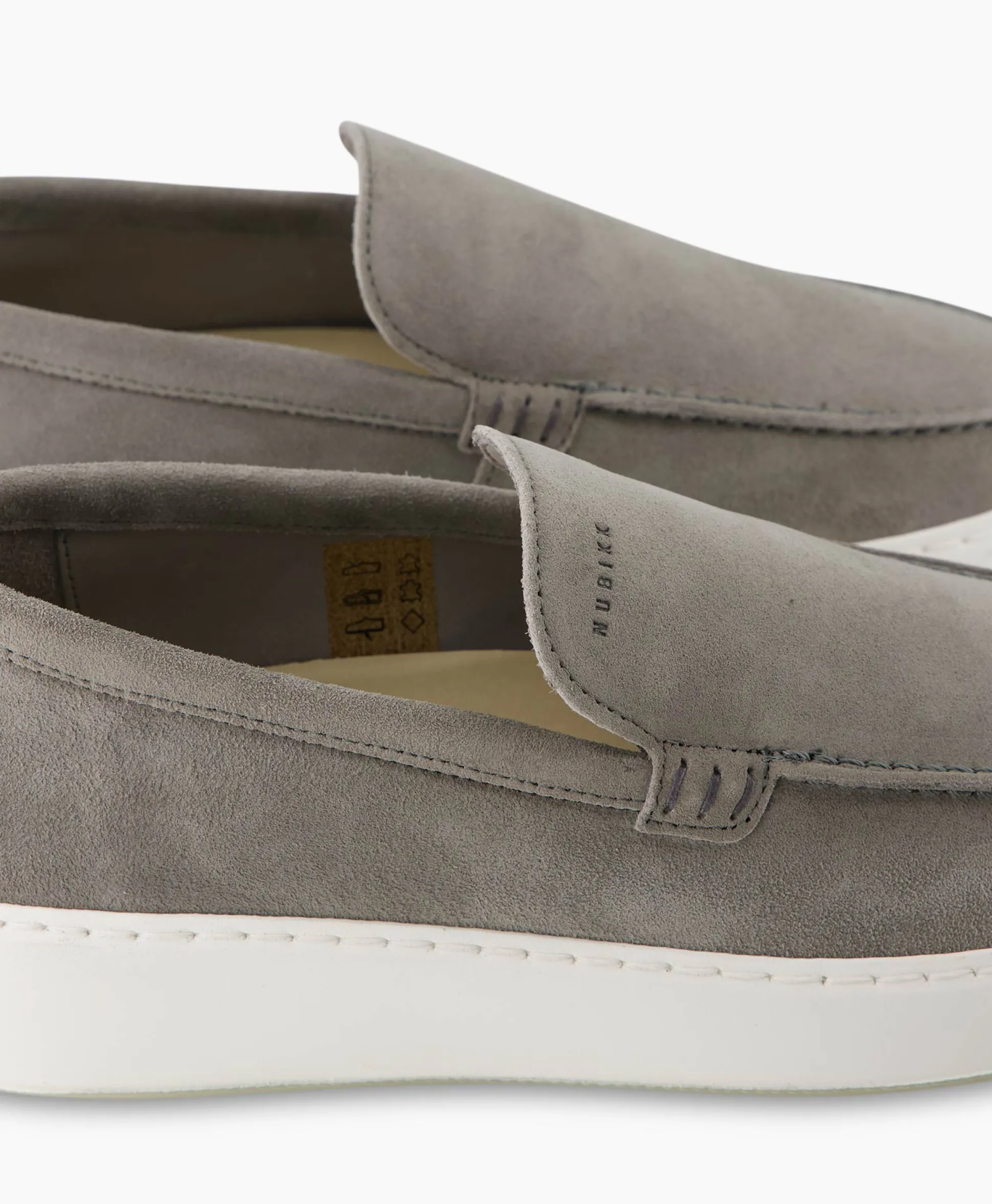 Store Loafer Jiro Mio Licht Grijs Heren Instappers