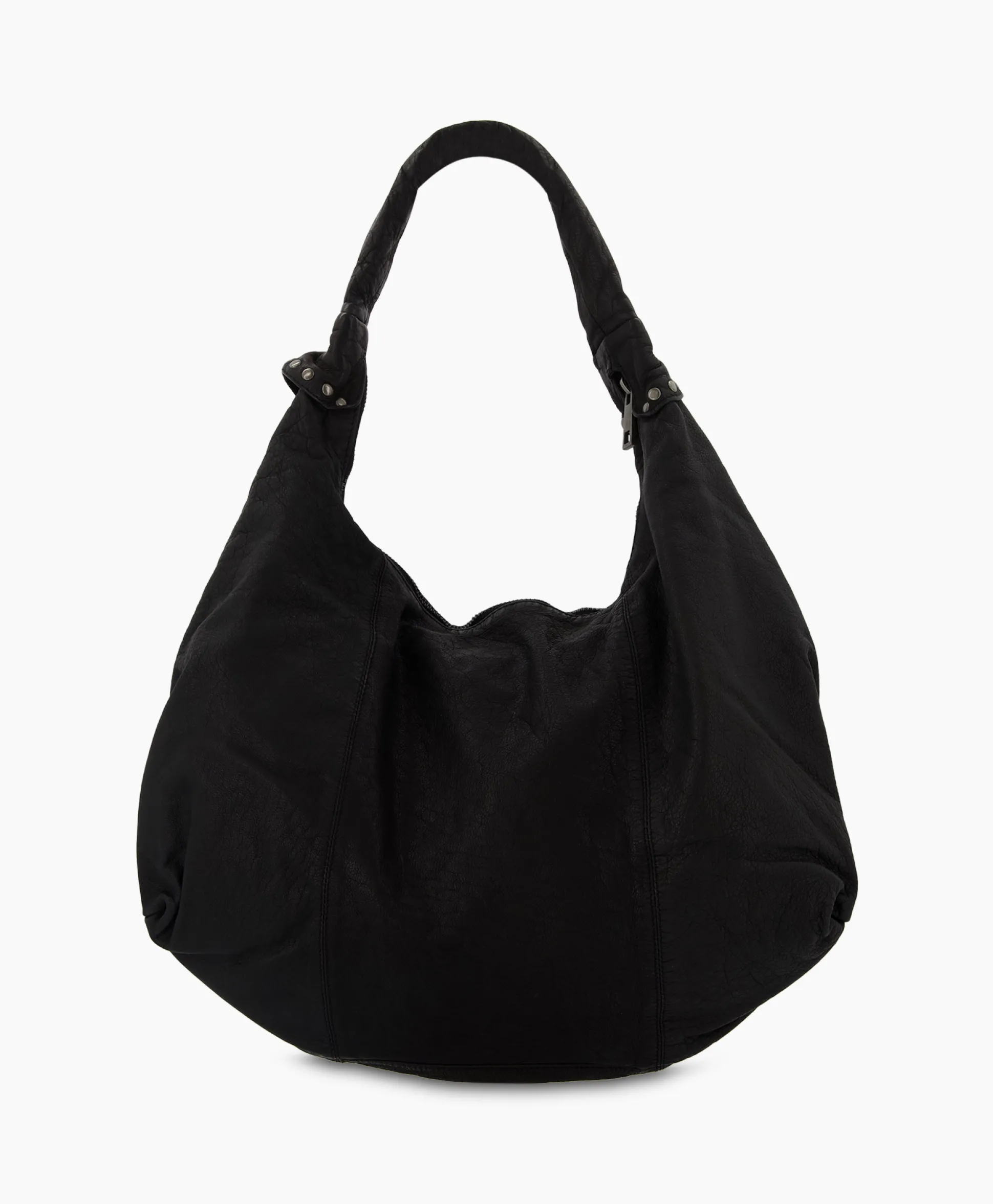 Discount Crossbody Tas Maxi Dandy Rivet Washed Black Zwart Dames Tassen