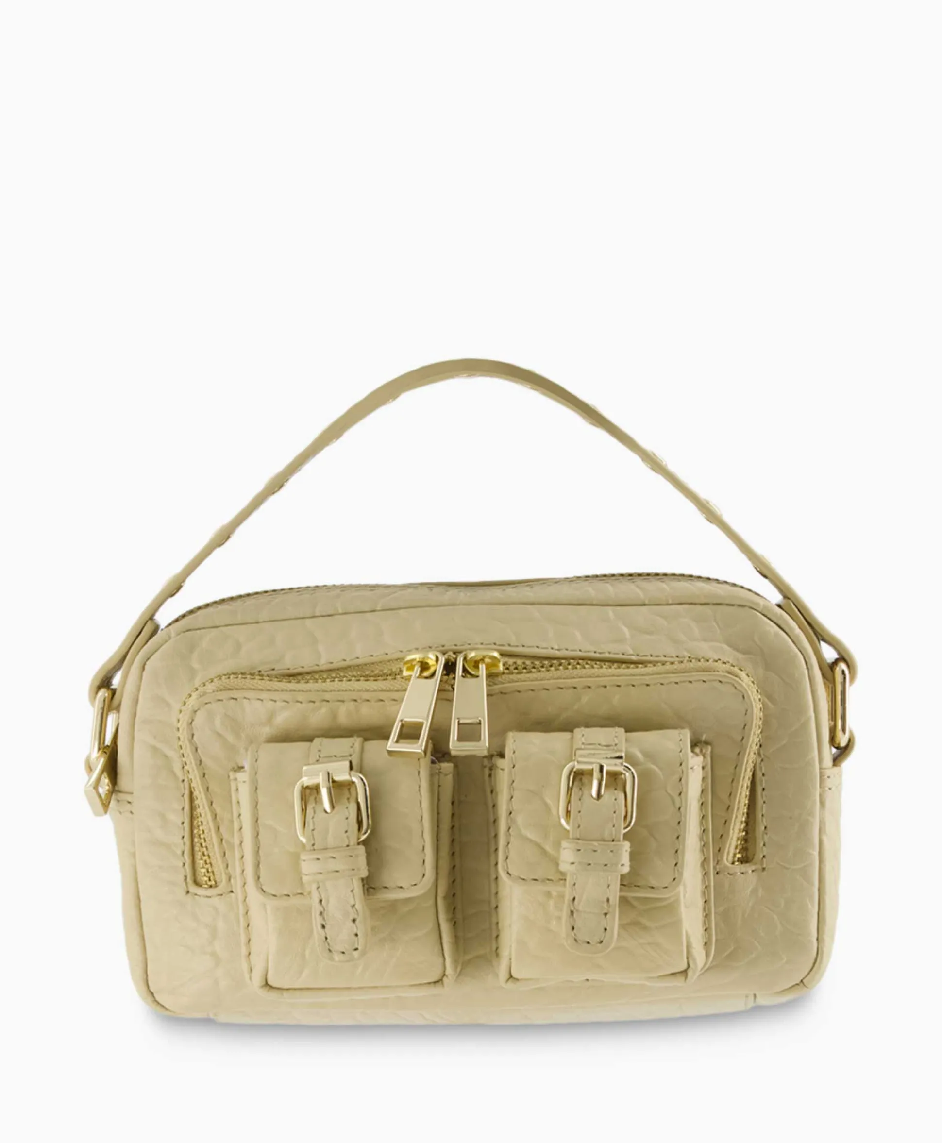 Online Schouder / Hand Tas Helena Buckle New Zealand Beige Dames Tassen