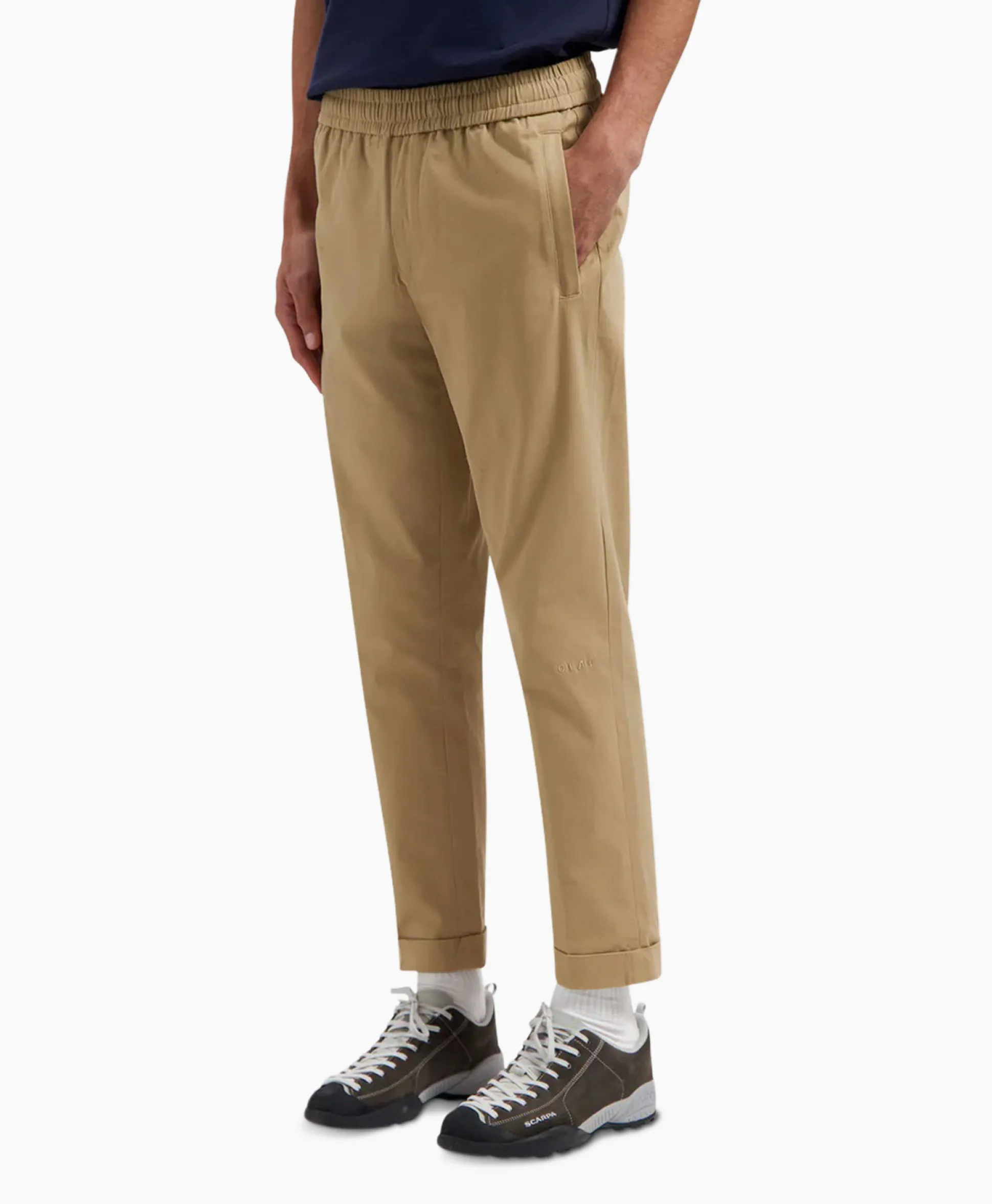 Sale Pantalon Slim Cotton Khaki Heren Broeken