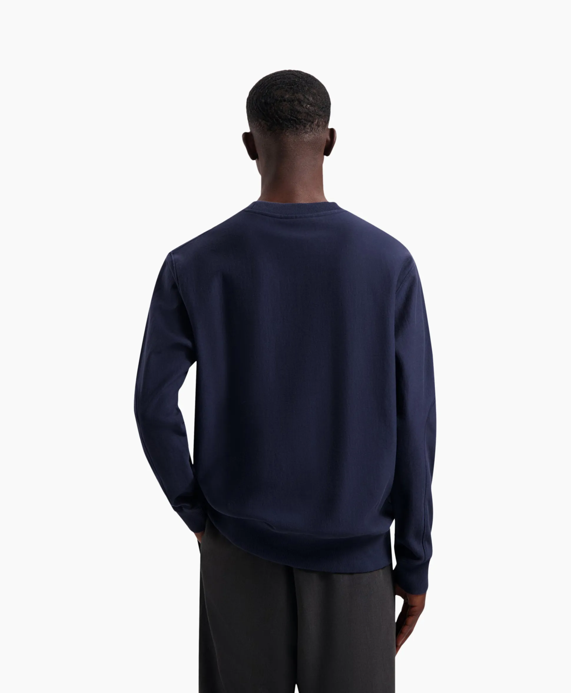 Cheap Sweater Logo Crewneck Donker Blauw Heren Truien