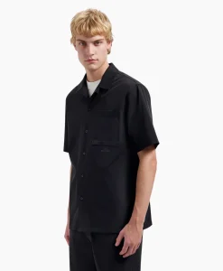 Shop T-Shirt Korte Mouw Nylon Ss Zwart Heren T-Shirts