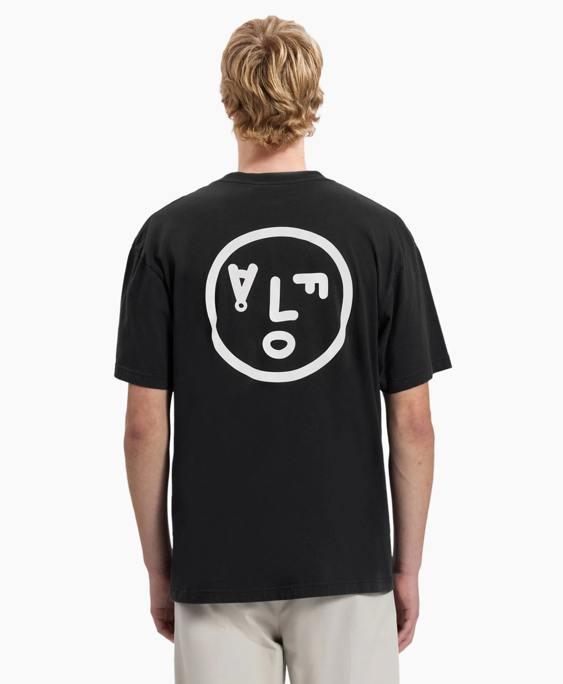 Hot T-Shirt Korte Mouw Face Zwart Heren T-Shirts