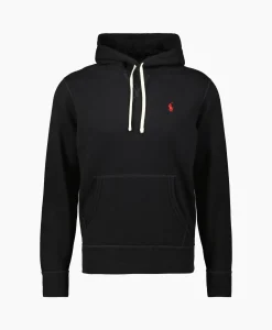 Discount Hoodie Long Sleeve-Knit Zwart Heren Truien