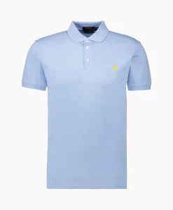 Online Polo Short Sleeve Knit Licht Blauw Heren Polo's