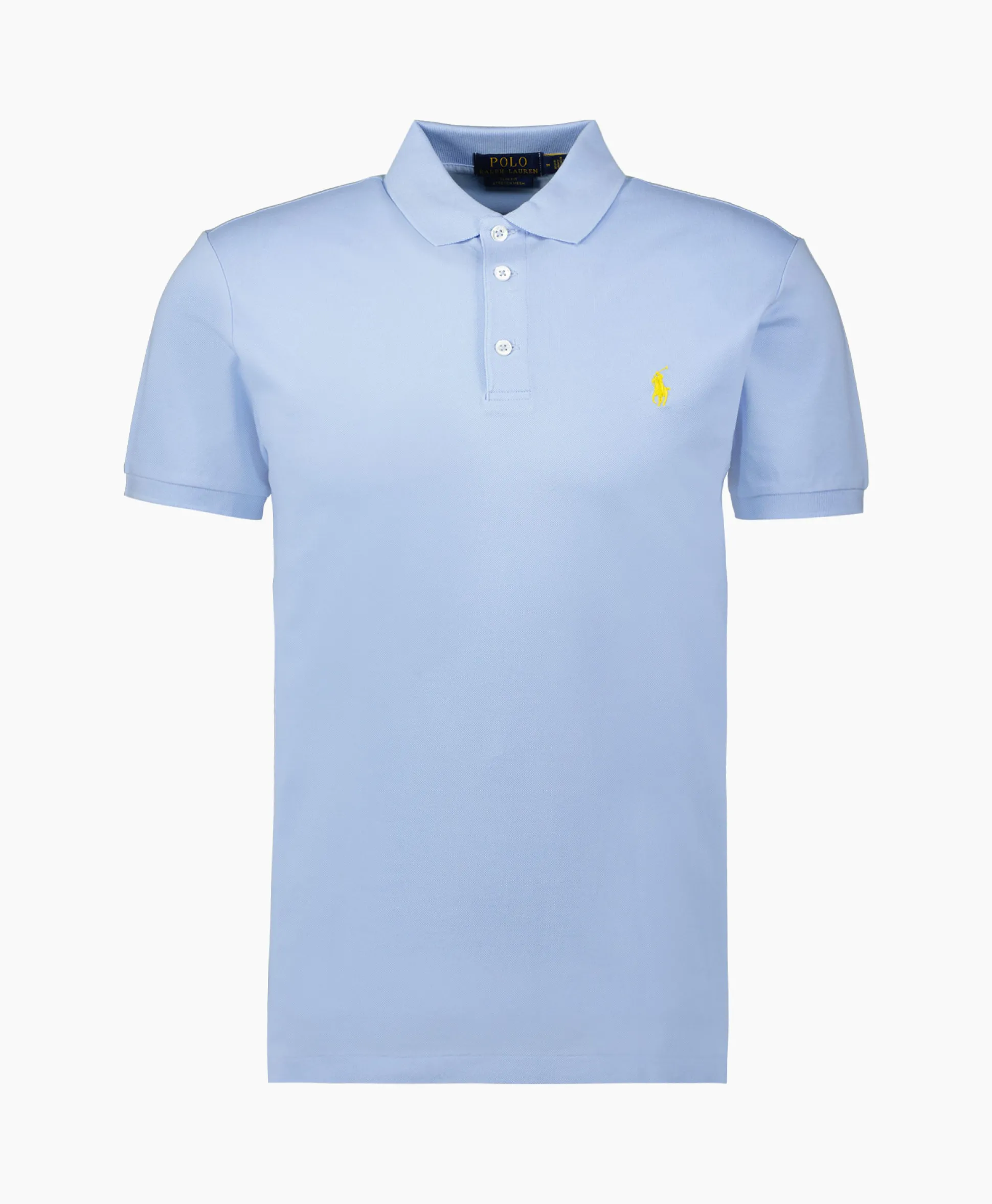 Online Polo Short Sleeve Knit Licht Blauw Heren Polo's