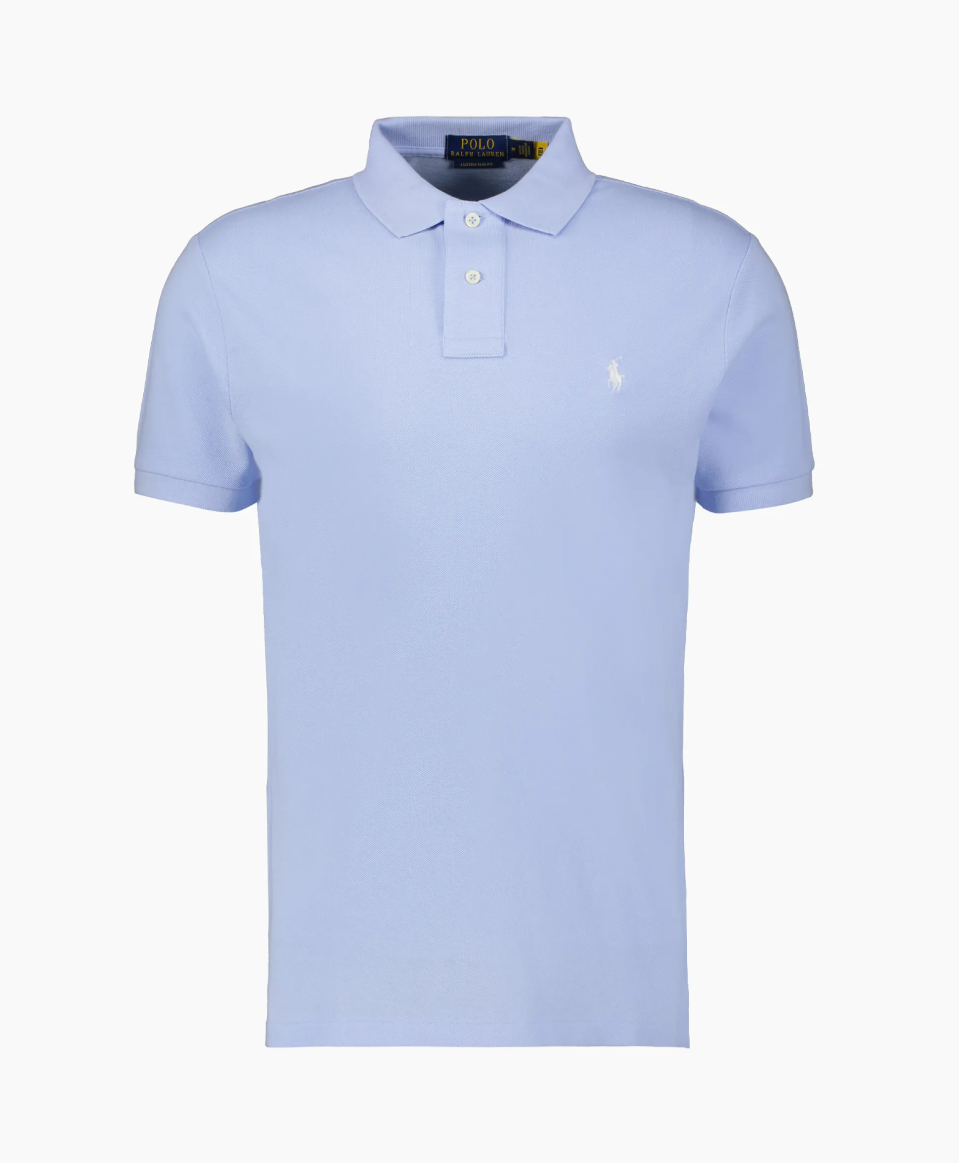 Clearance Polo Short Sleeve-Knit Licht Blauw Heren Polo's