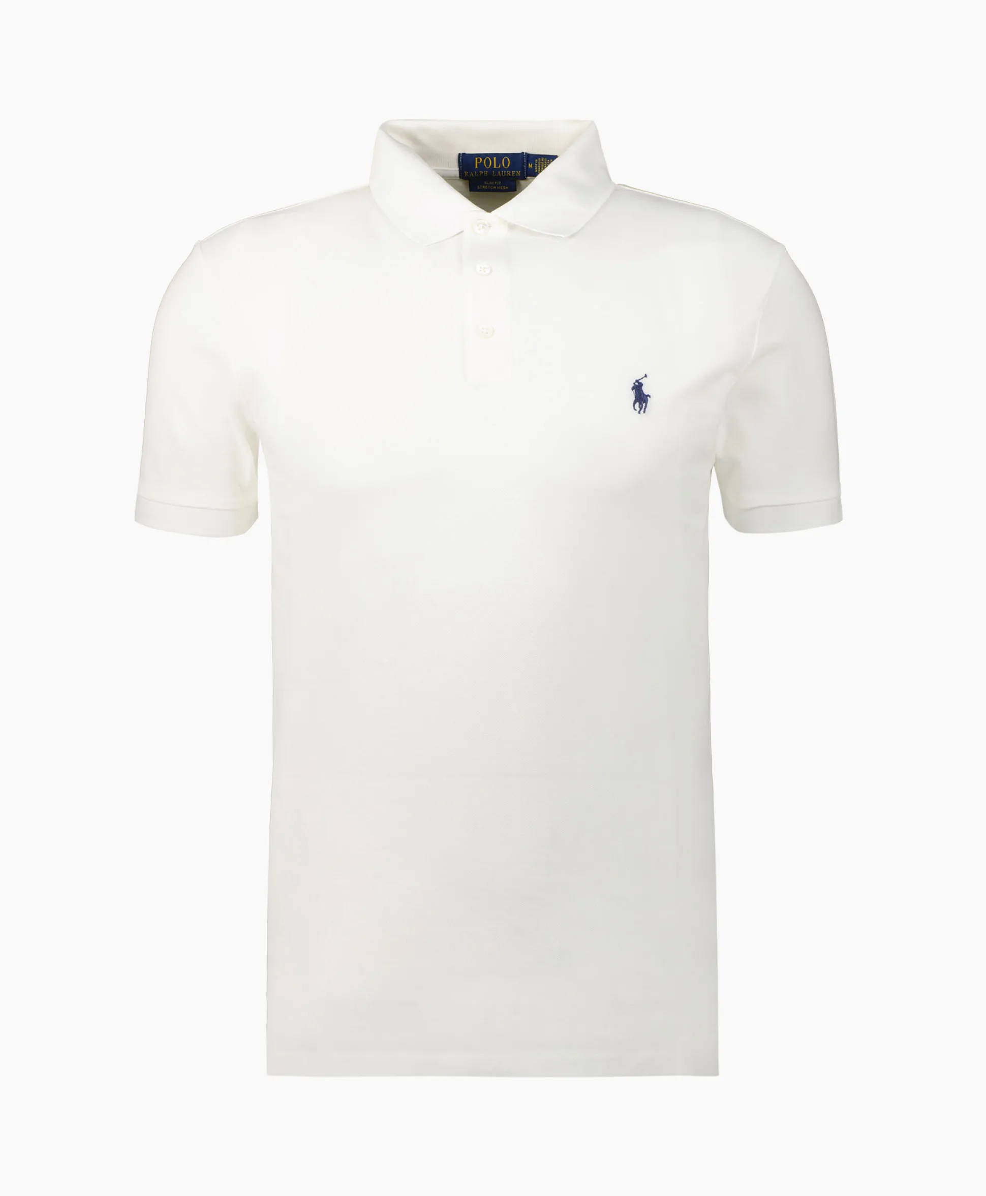 Online Polo Short Sleeve Knit Wit Heren Polo's