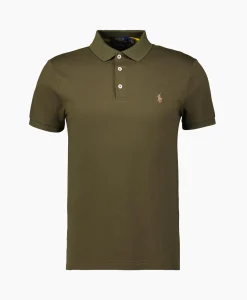Flash Sale Polo Short Sleeve Knit Olijf Heren Polo's