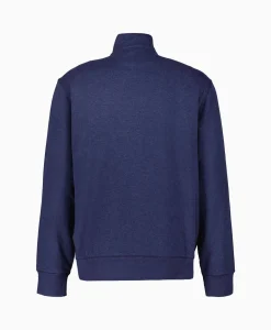 Outlet Pullover Double Knit Jersey Donker Blauw Heren Truien