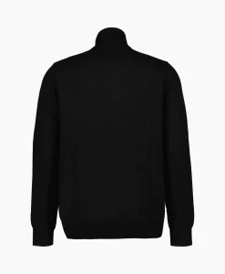 Online Pullover Kwart Zip Merino Zwart Heren Truien