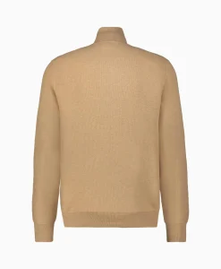 Online Pullover Quarterzip Cotton Beige Heren Truien