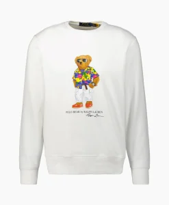 Store Sweater Graphic Fleece Wit Heren Truien