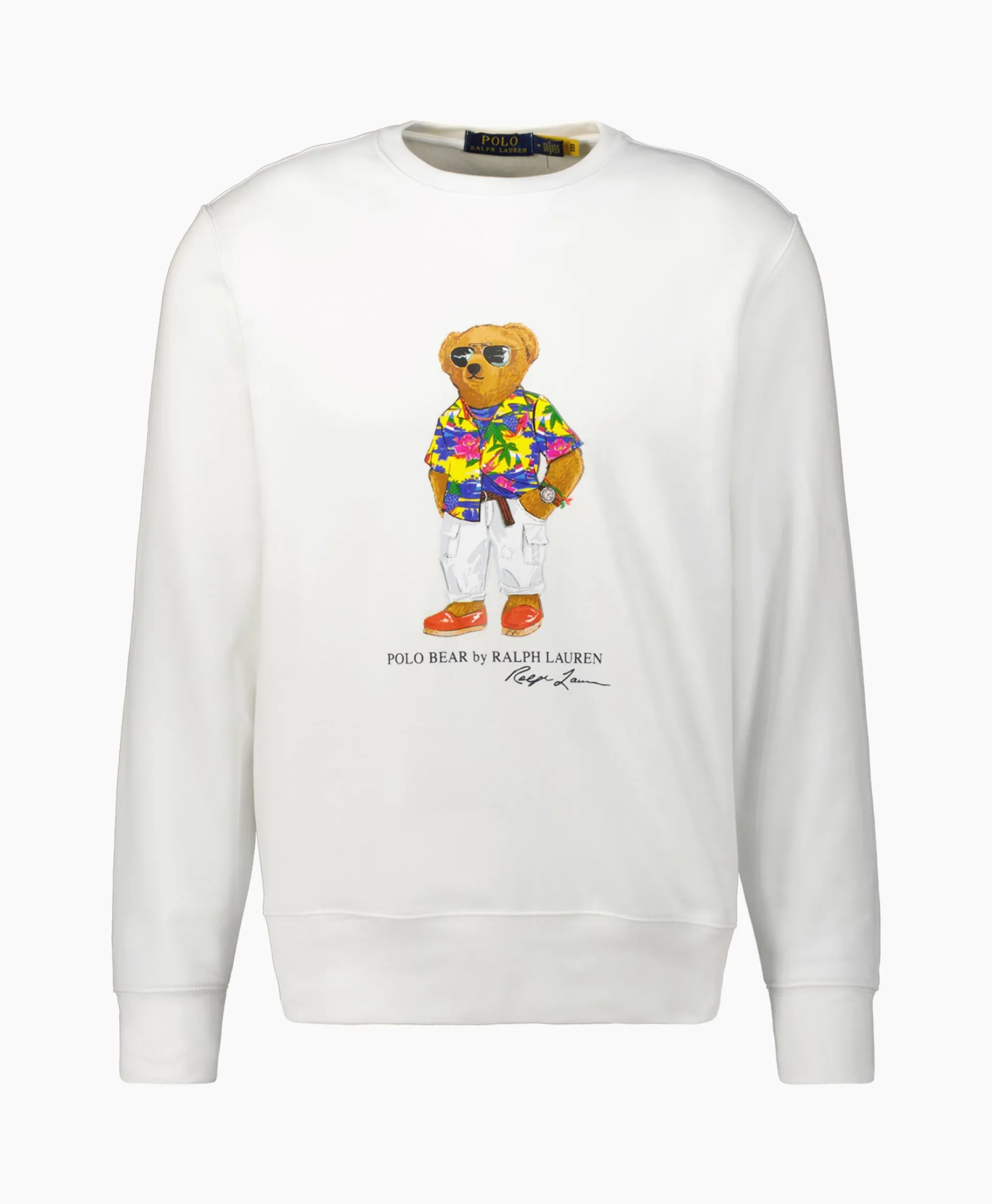 Store Sweater Graphic Fleece Wit Heren Truien