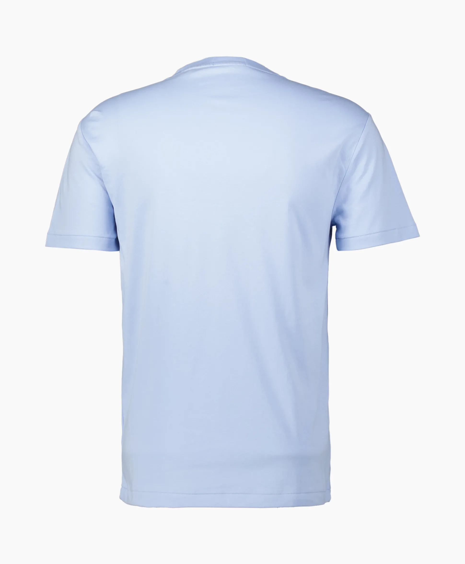 New T-Shirt Korte Mouw Short Sleeve Licht Blauw Heren T-Shirts