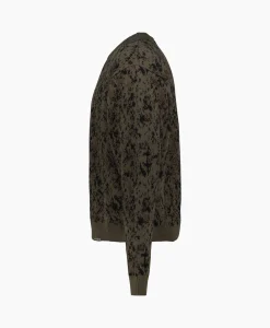 Cheap Gebreide Trui Camo Groen Heren Truien